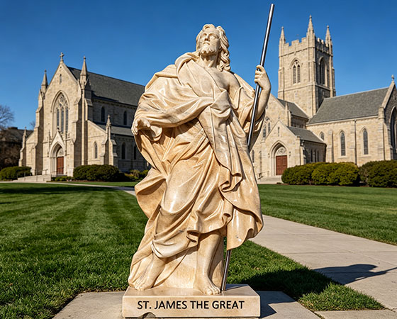 St James the Greater statue