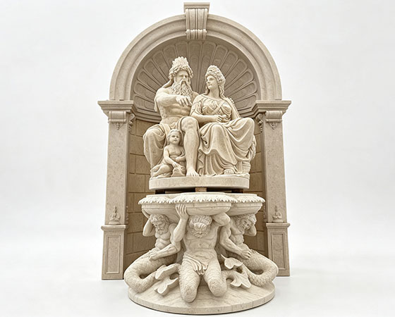 Albrechtsbrunnen wall fountain