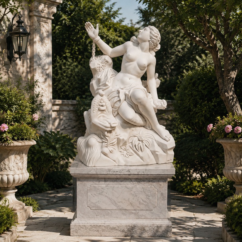 Andromeda and the Sea Monster statue
