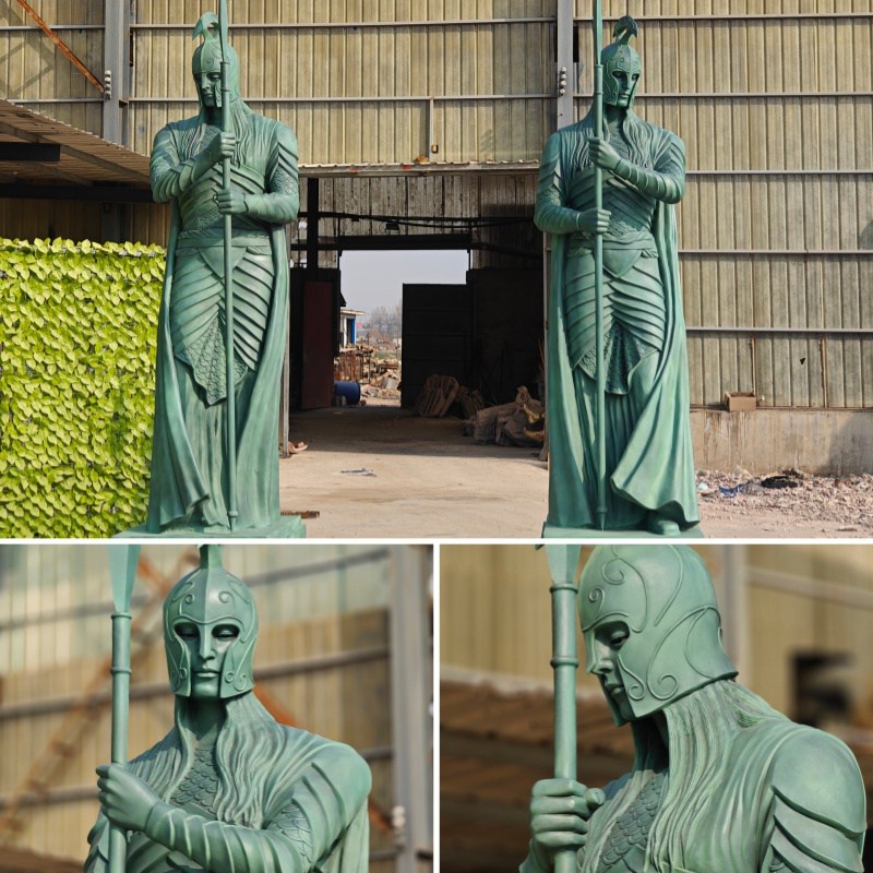 finished Elven Warrior statue