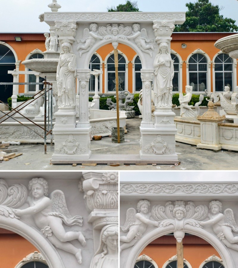 marble door surround details