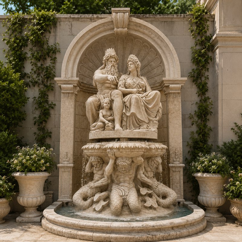 Neptune and Salacia fountain