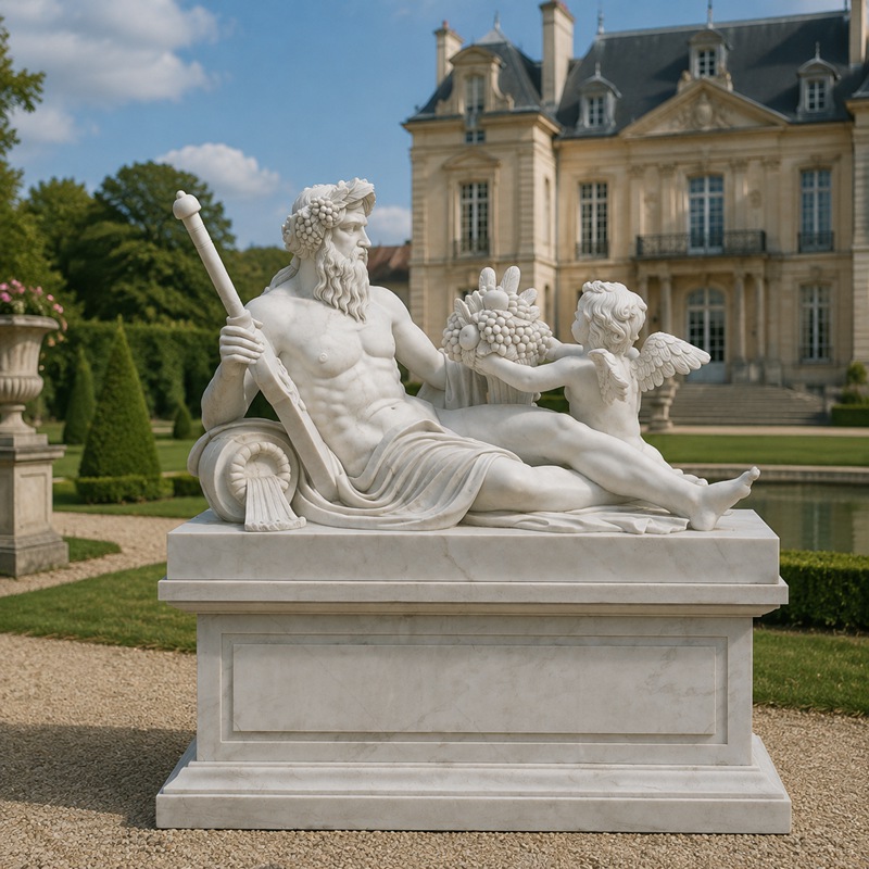 River God sculpture for manor