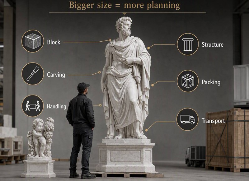 Statue Size and Scale