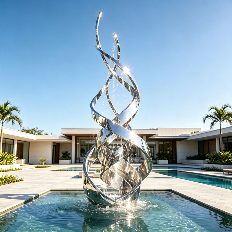Twist Ribbon fountain
