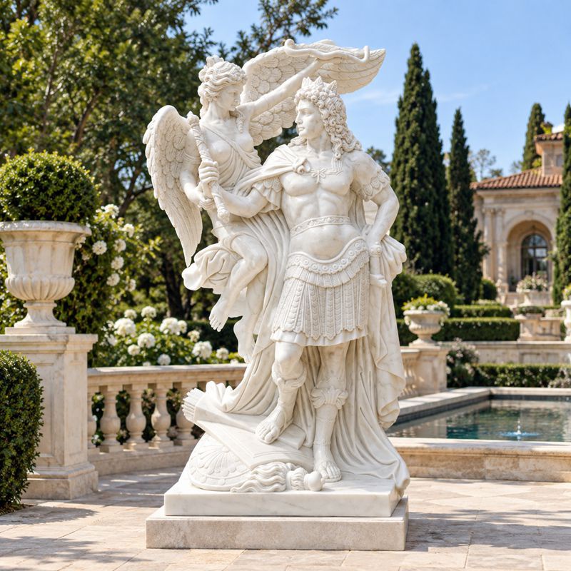 Alexander the Great with Nike Statue