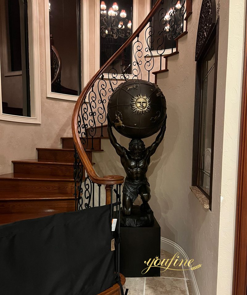 Feedback from a US customer regarding the bronze Atlas statue