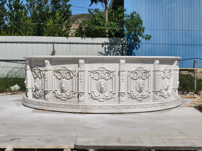 custom white marble Bar counter