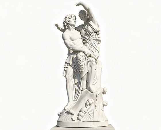 life size Mercury and Psyche statue