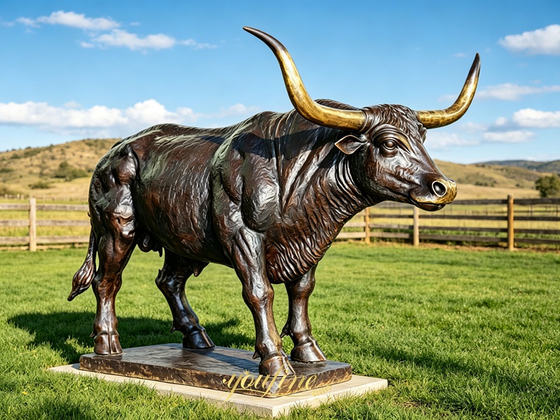 longhorn sculpture