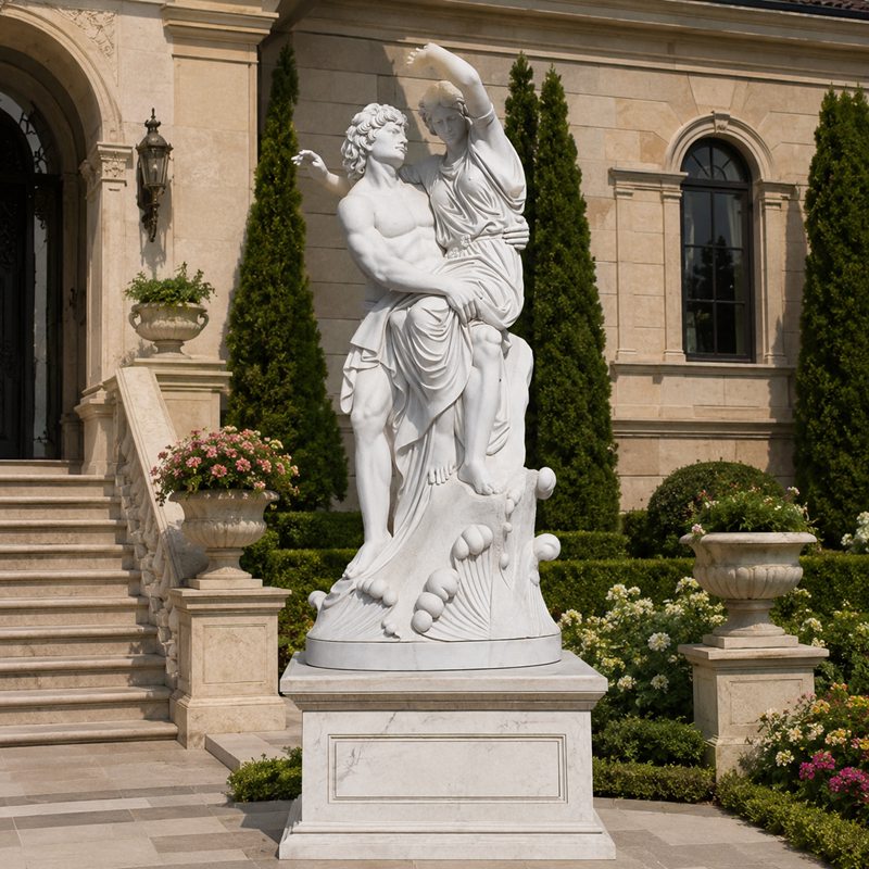 marble Mercury and Psyche statue