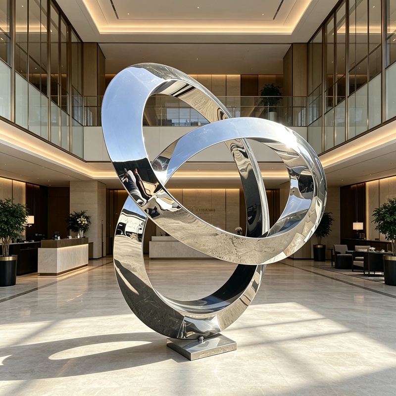 metal Loop sculpture