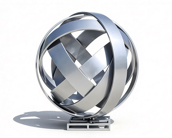 mirror Orbital Sculpture