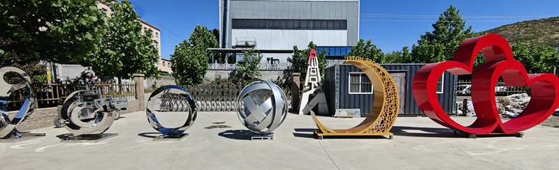 stainless steel sculptures for hotel