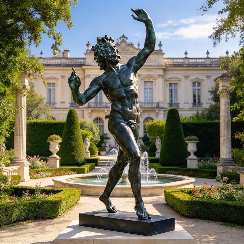 dancing Faun statue