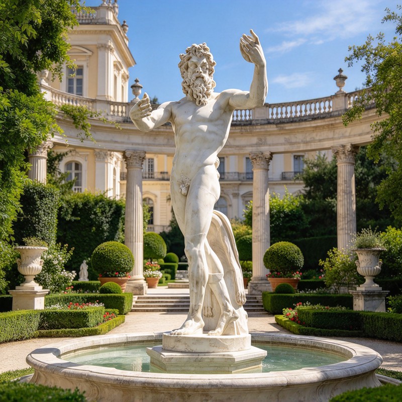 dancing Satyr statue