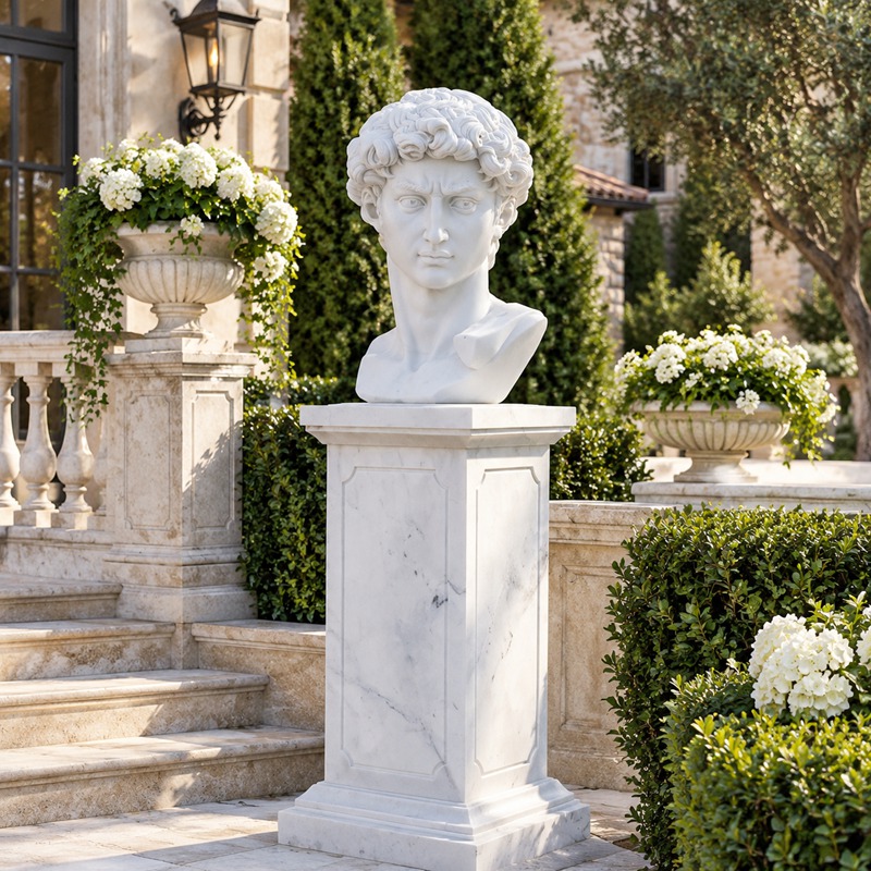 David bust sculpture