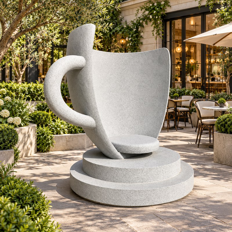 Granite shaped chair