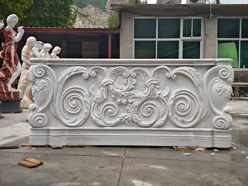 hand carved Marble Bar Counter Design