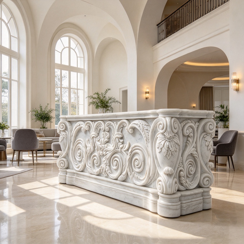 indoor Marble Bar Counter Design