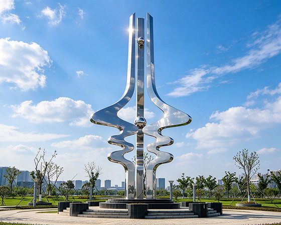 large outdoor spire sculpture