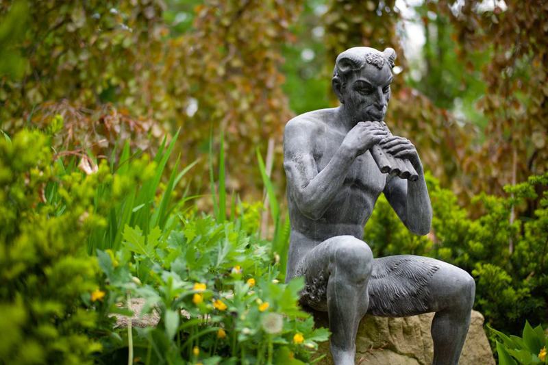 life size pan statue