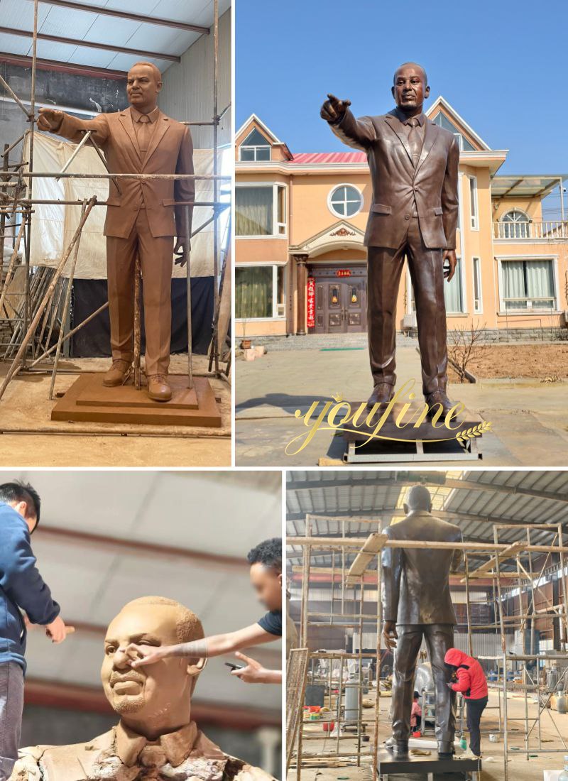 statue of the Ethiopian President