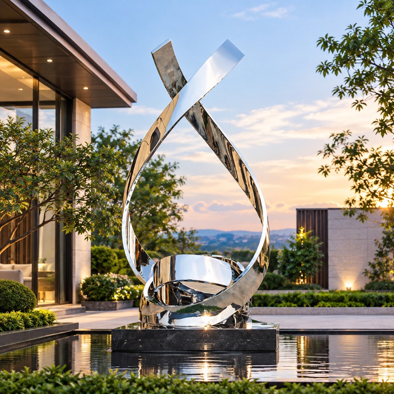 twisting sculpture